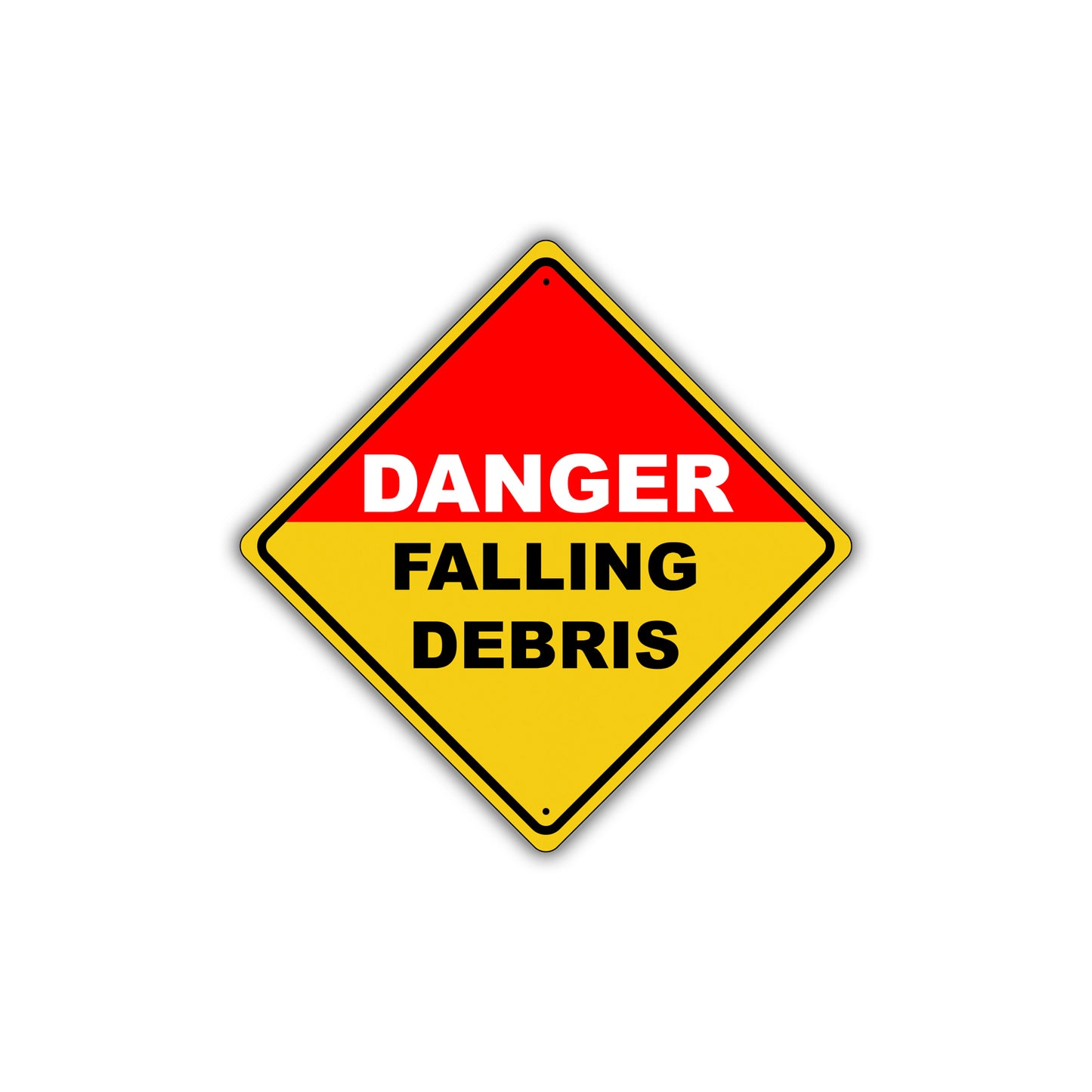 Caution Danger Falling Debris Construction Metal Alert Aluminum Novelty Notice Sign Plate