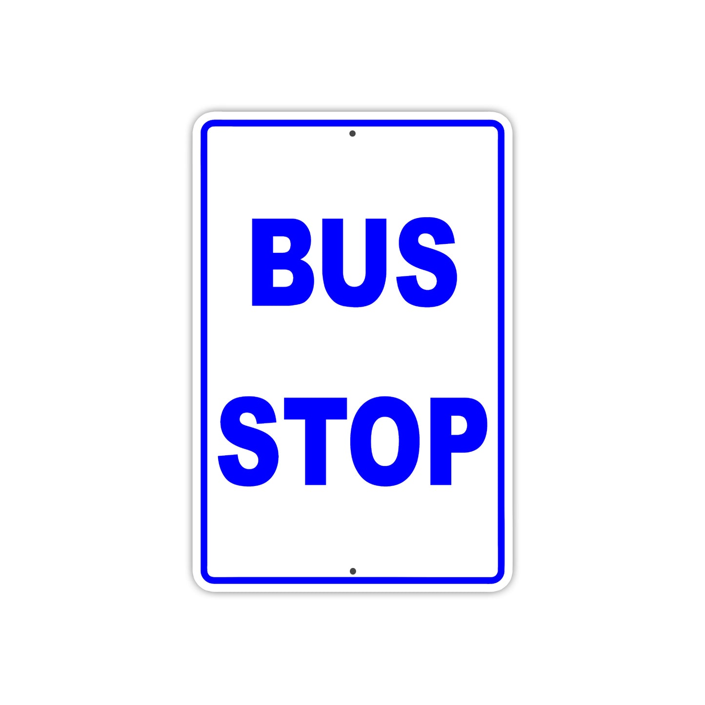 Bus Stop Station Passengers No Parking Aluminum Metal Sign
