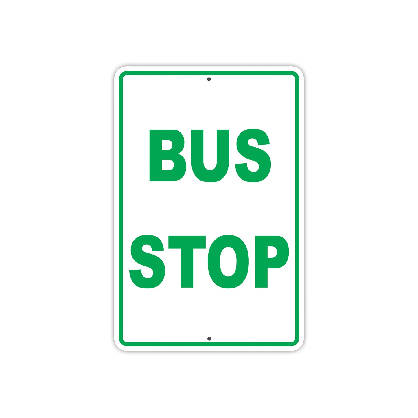 Bus Stop Station Passengers No Parking Aluminum Metal Sign