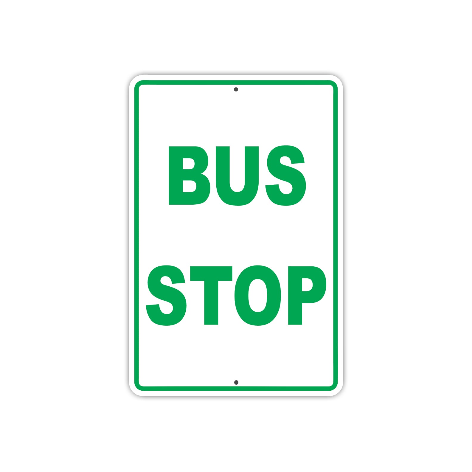 Bus Stop Station Passengers No Parking Aluminum Metal Sign