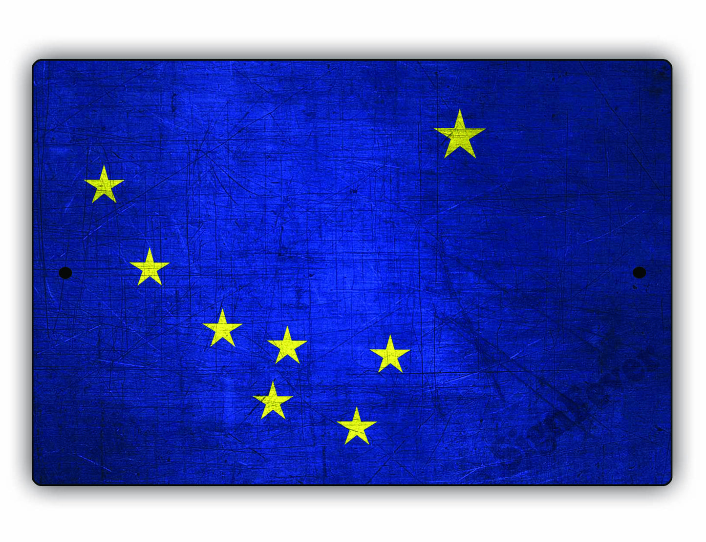 Alaska State Flag Novelty Vintage Rustic Grunge Wall Decor Gift Aluminum Metal Sign Plate