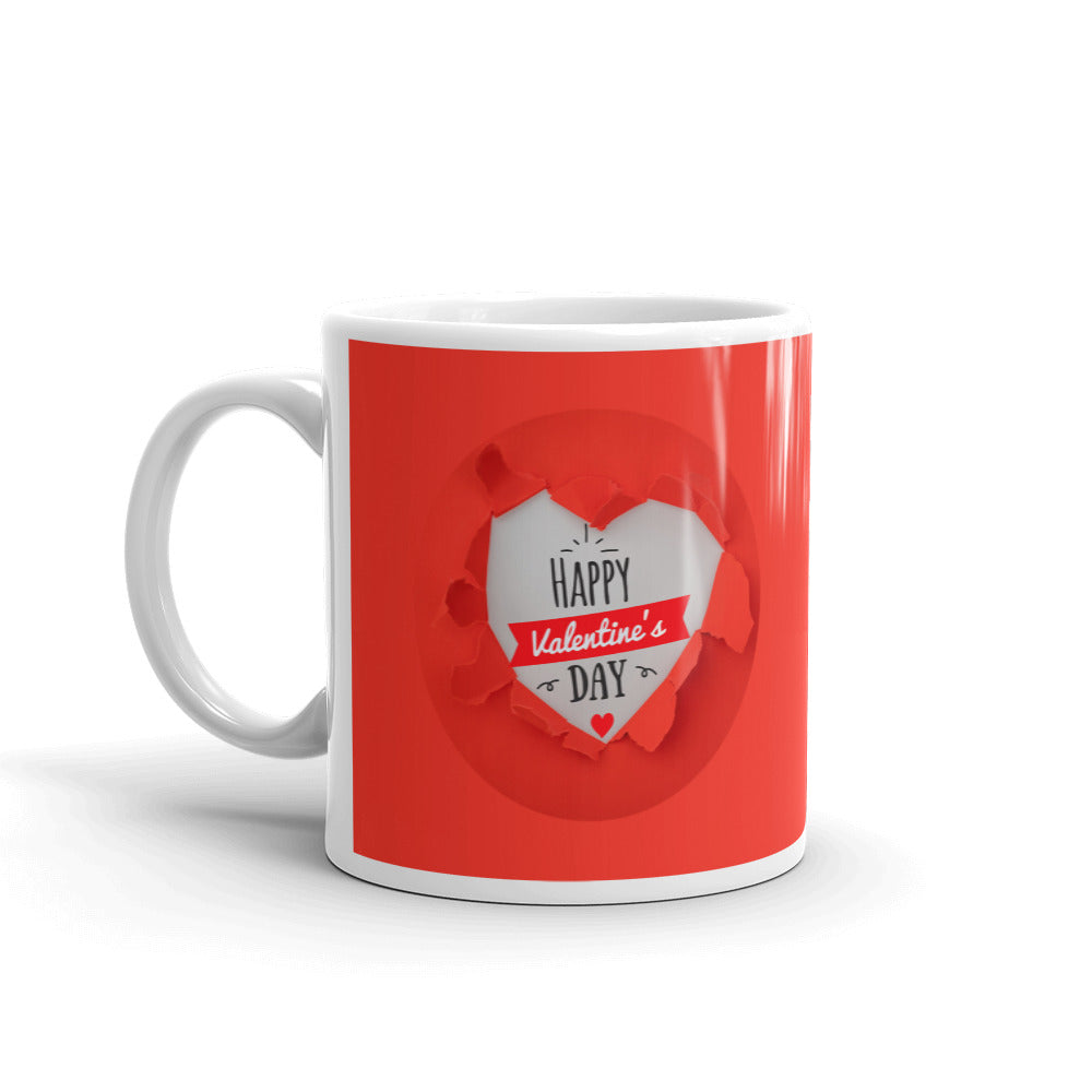 Happy Valentine Day Coffee Tea Cup Ceramic Mug Best Gift For Lovers