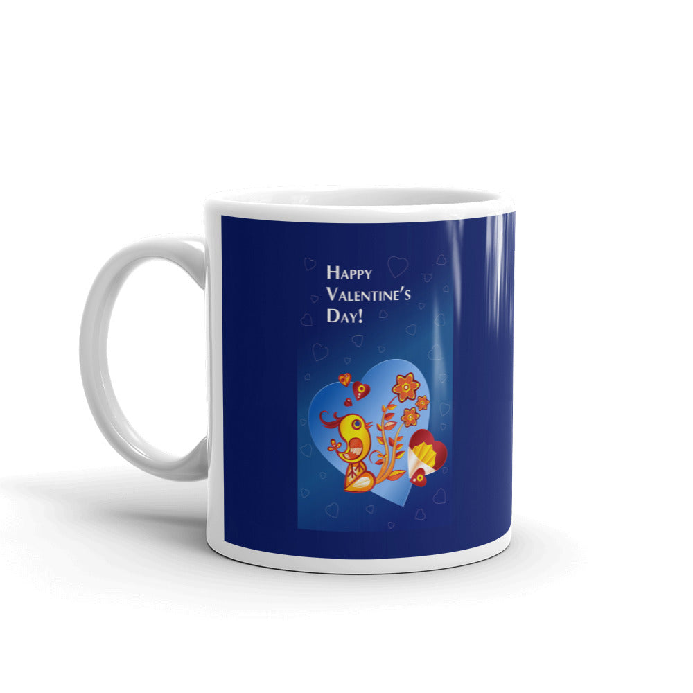 Happy Valentine Day Coffee Tea Cup Ceramic Mug Best Gift For Lovers