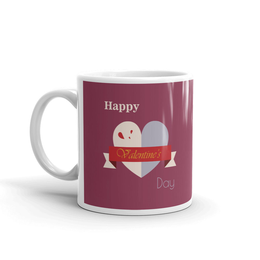 Happy Valentine Day Coffee Tea Cup Ceramic Mug Best Gift For Lovers
