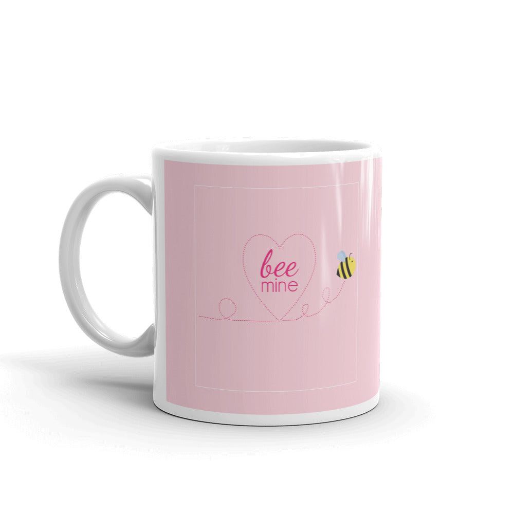 Bee Mine Valentine Day Coffee Tea Cup Ceramic Mug Best Gift For Lovers