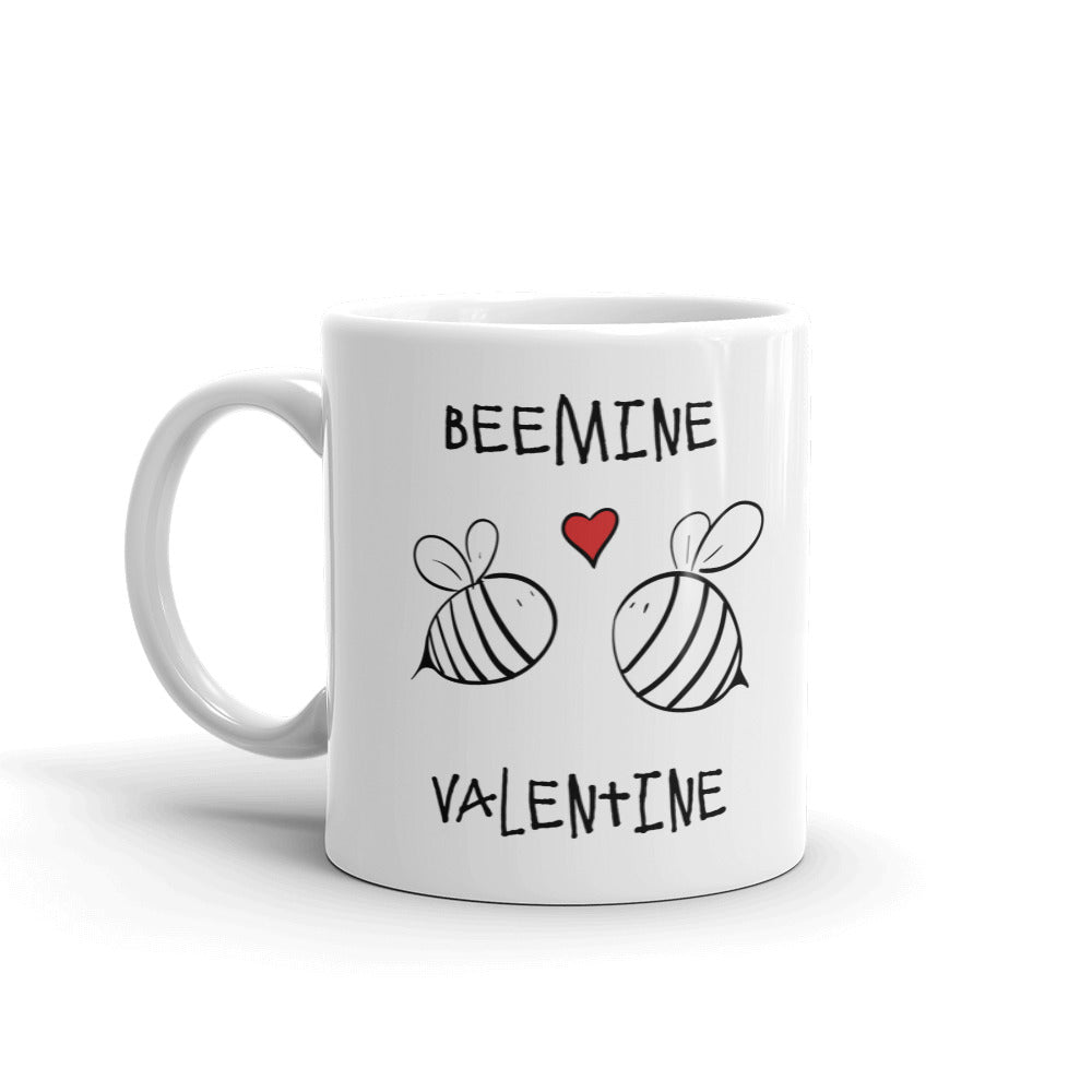 Bee Mine Valentine Day Coffee Tea Cup Ceramic Mug Best Gift For Lovers