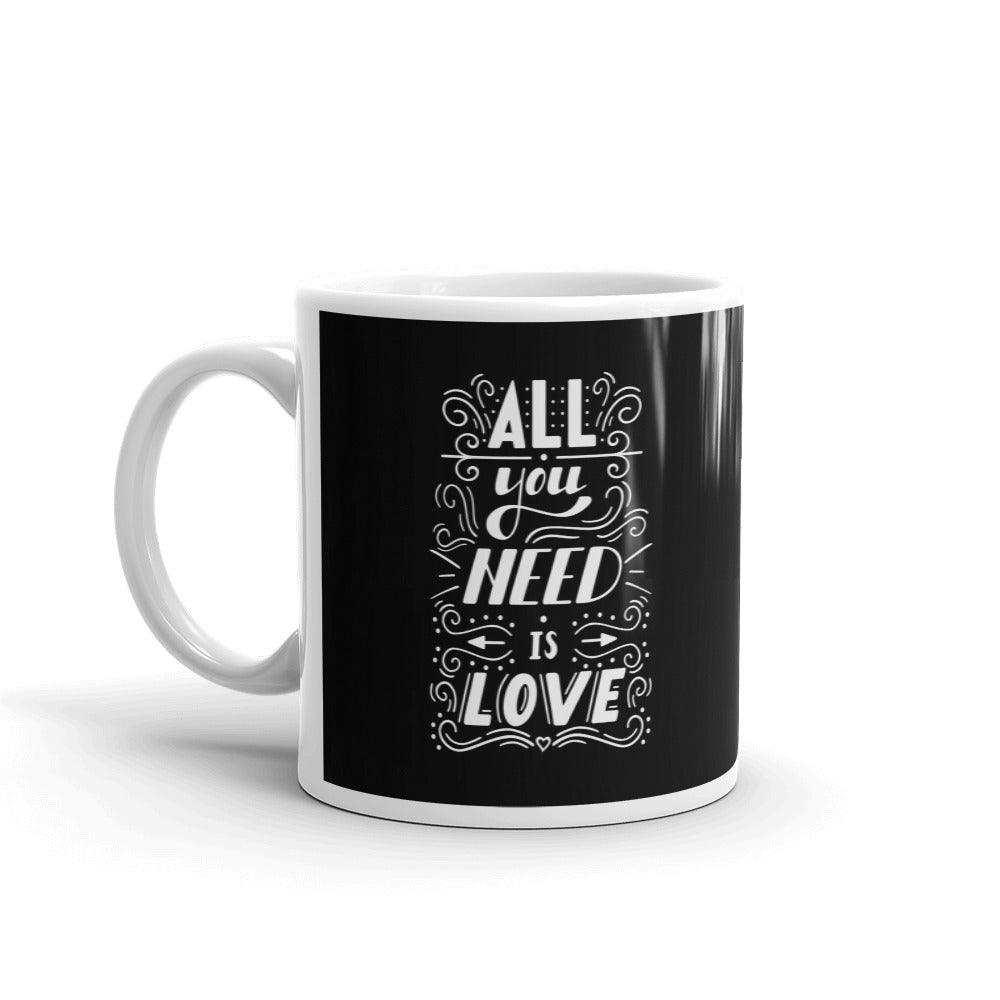 All You Need Is Love Valentine Day Coffee Tea Cup Ceramic Mug Best Gift For Lovers