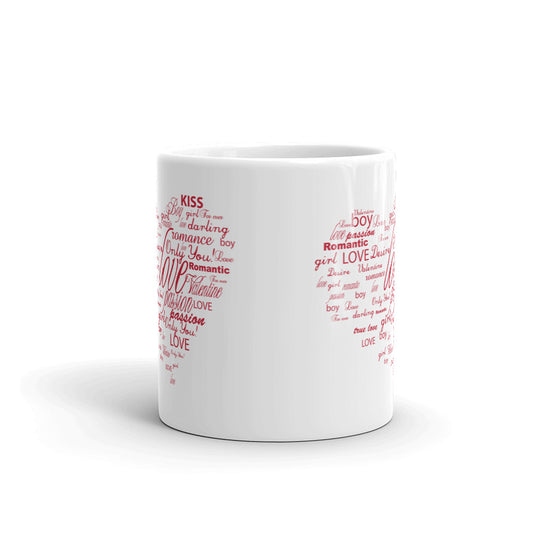 Kiss Love Valentine Day Coffee Tea Cup Ceramic Mug Best Gift For Lovers