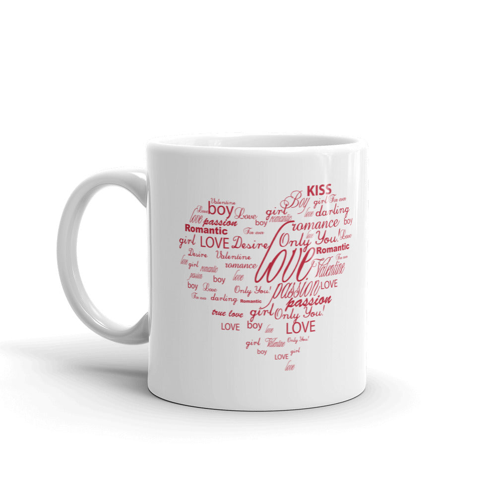 Kiss Love Valentine Day Coffee Tea Cup Ceramic Mug Best Gift For Lovers