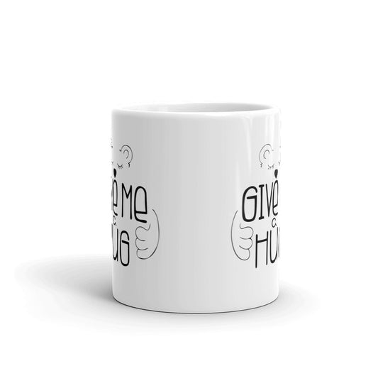 Give Me Hug Valentine Day Coffee Tea Cup Ceramic Mug Best Gift For Lovers