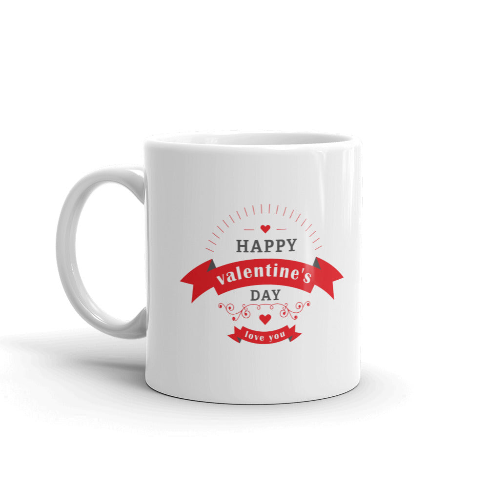 Happy Valentine Day Coffee Tea Cup Ceramic Mug Best Gift For Lovers