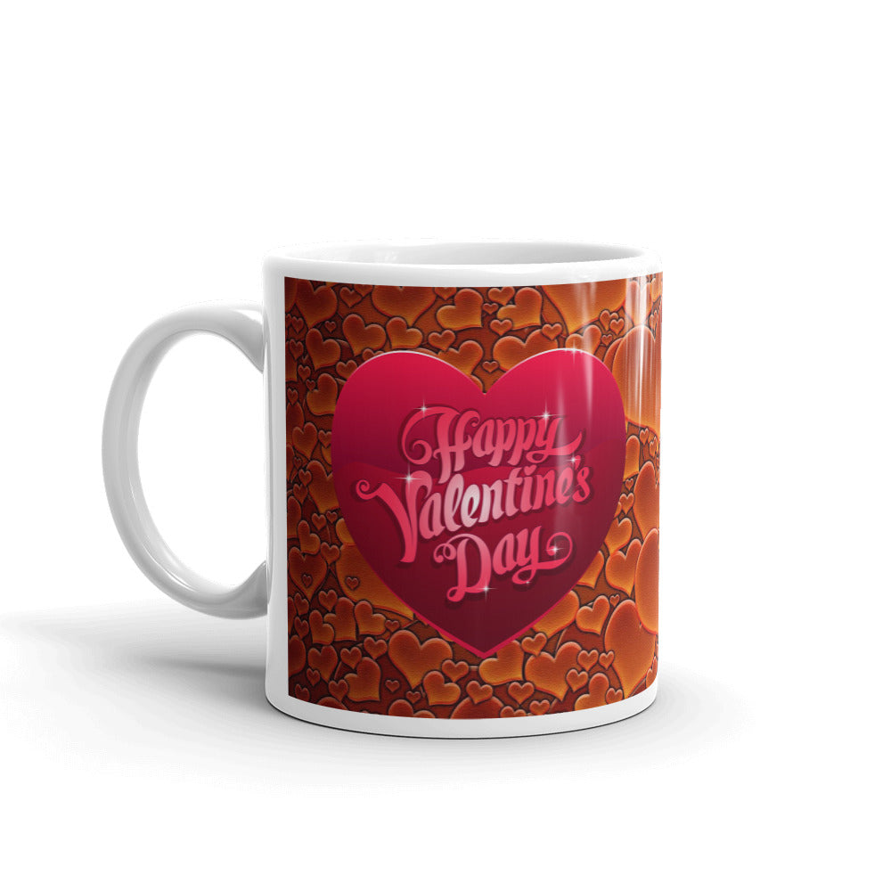 Happy Valentine Day Coffee Tea Cup Ceramic Mug Best Gift For Lovers
