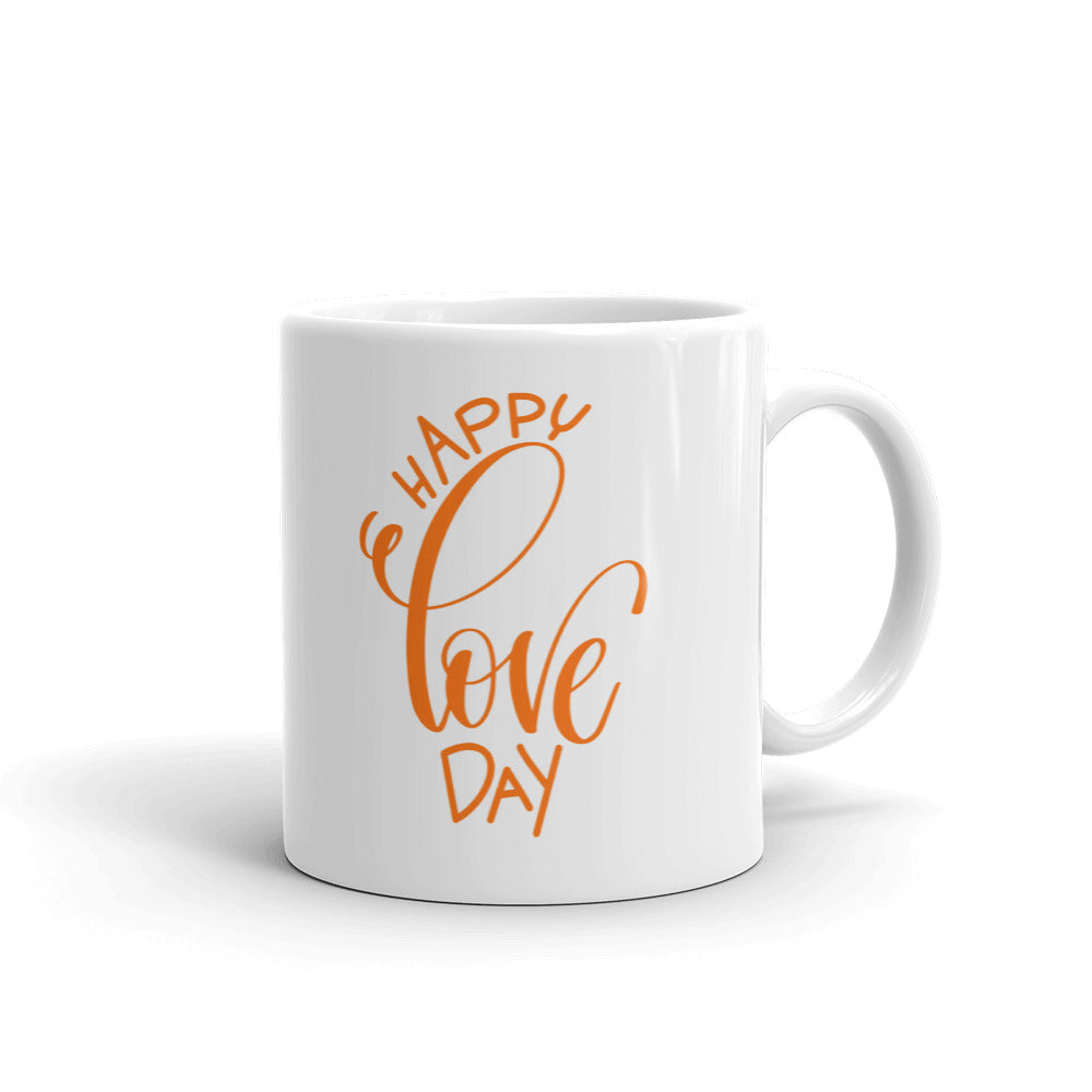 Happy Love Day Valentine Day Coffee Tea Cup Ceramic Mug Best Gift For Lovers