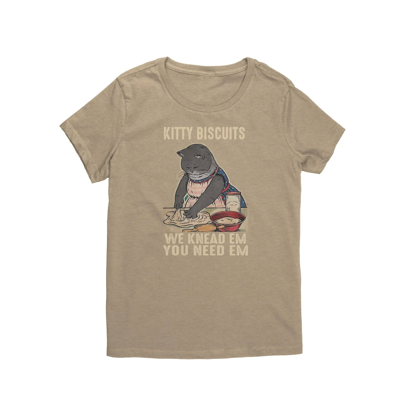 Kitty Biscuits Short Sleeve Soft T-Shirt