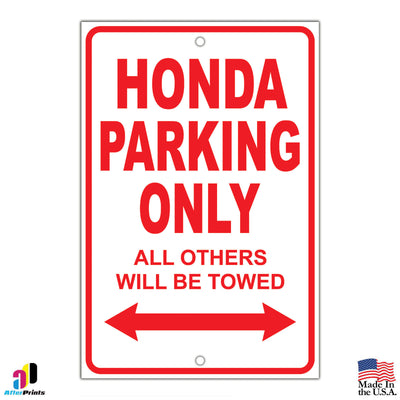 Car Make and Model Parking Signs