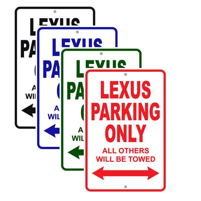 Lexus Car Signs