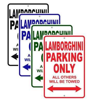 Lamborghini Car Signs