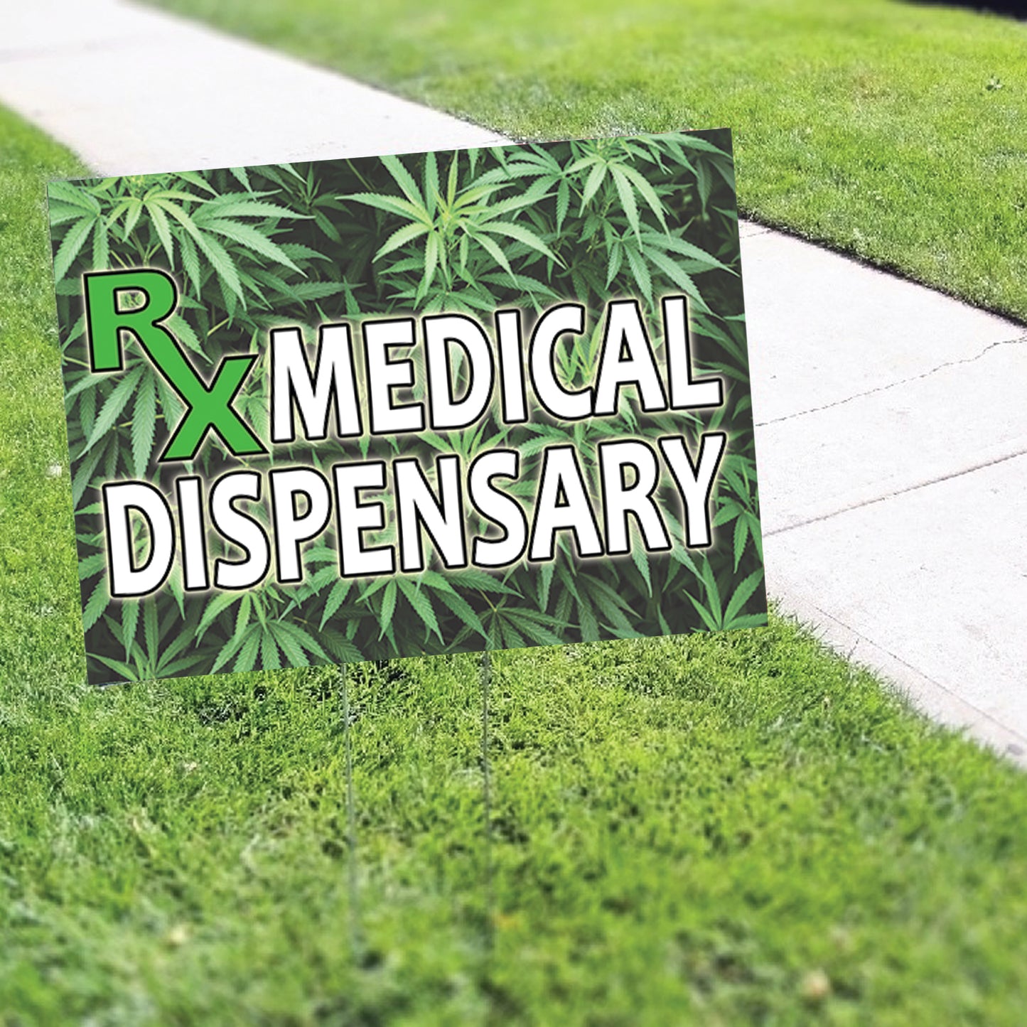 Medical Dispensary Coroplast Yard Sign