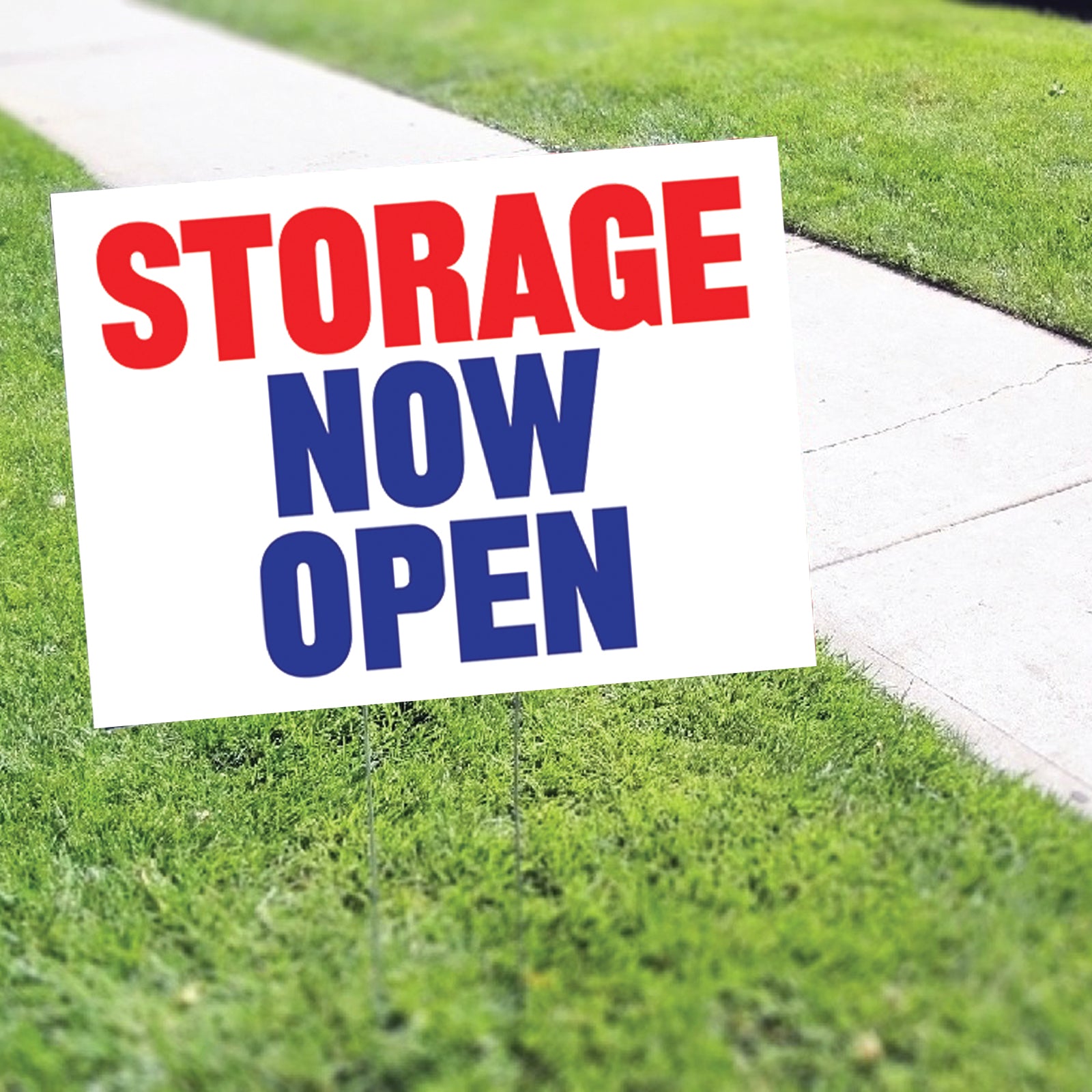 Storage Now Open Coroplast Yard Sign