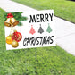 Merry Christmas Coroplast Yard Sign