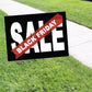 Sale Black Friday Coroplast Yard Sign