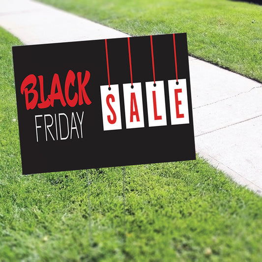 Black Friday Sale Coroplast Yard Sign