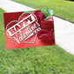 Happy Valentine's Day Coroplast Yard Sign