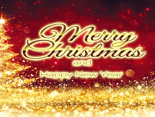 Merry Christmas And Happy New Year Coroplast Yard Sign