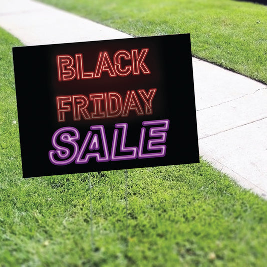 Black Friday Sale Coroplast Yard Sign