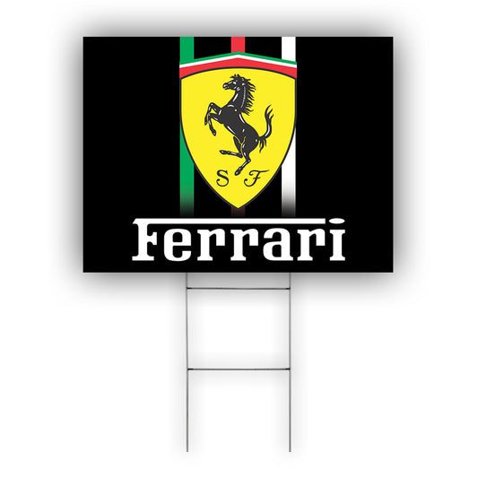 Ferrari Coroplast Yard Sign