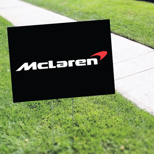 McLaren Coroplast Yard Sign