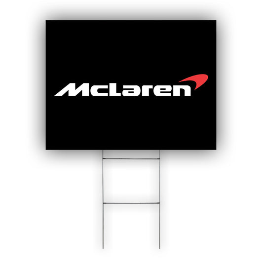 McLaren Coroplast Yard Sign