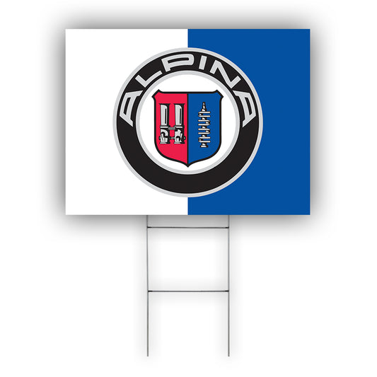 Alpina Coroplast Yard Sign