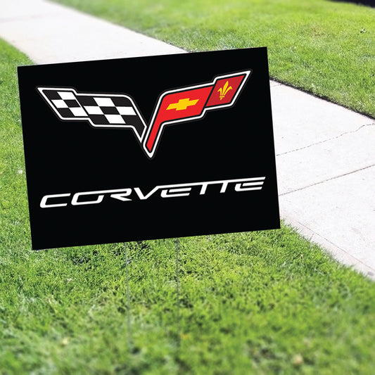 Corvette Coroplast Yard Sign