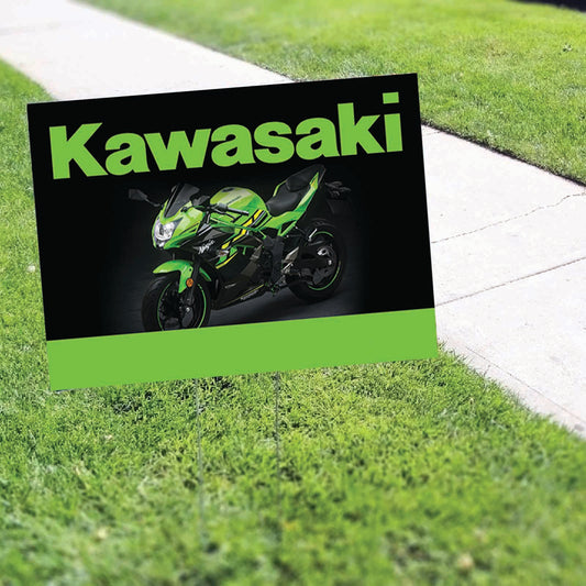 Kawasaki Coroplast Yard Sign