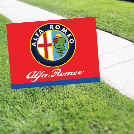 Alfa Romeo Coroplast Yard Sign