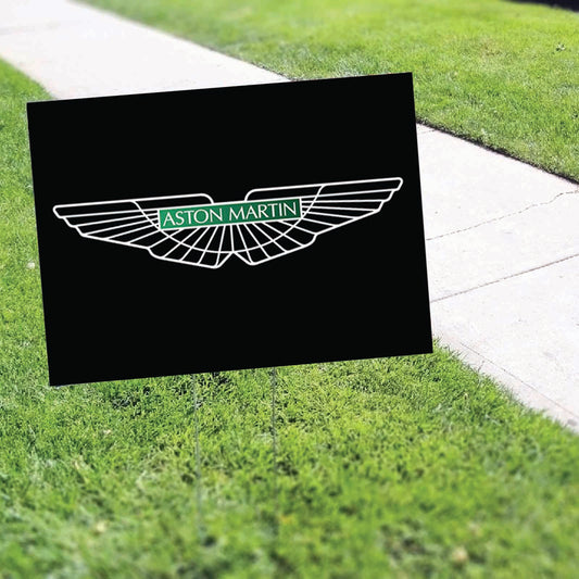 Aston Martin Coroplast Yard Sign