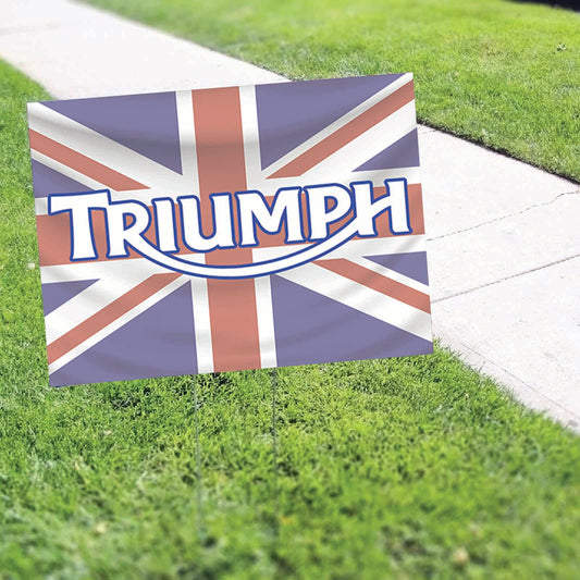 Triumph Coroplast Yard Sign