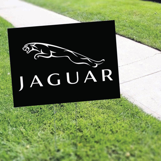 Jaguar Coroplast Yard Sign