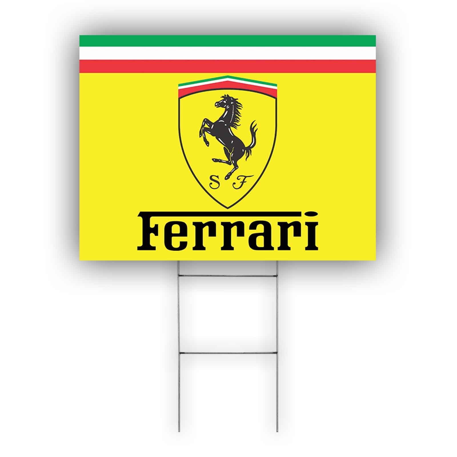 Ferrari Coroplast Yard Sign