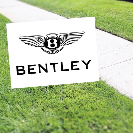 Bentley Coroplast Yard Sign