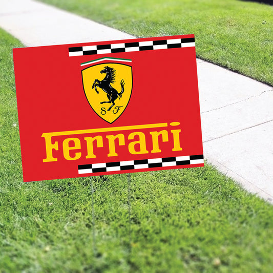 Ferrari Coroplast Yard Sign