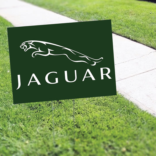 Jaguar Coroplast Yard Sign