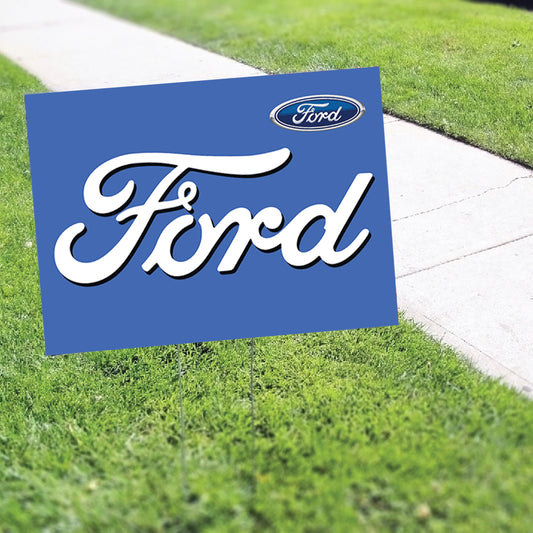 Ford Coroplast Yard Sign