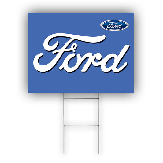 Ford Coroplast Yard Sign