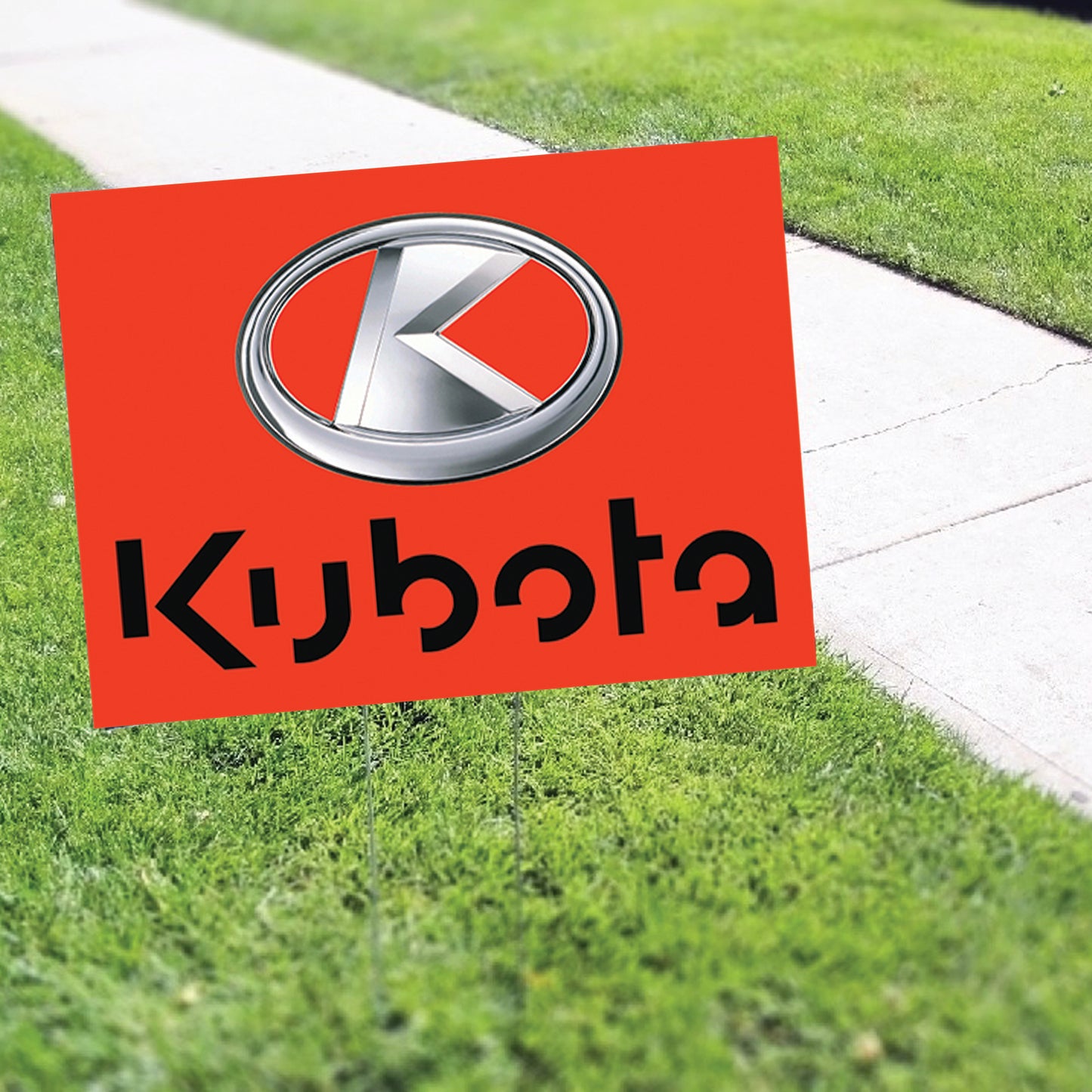 Kubota Coroplast Yard Sign