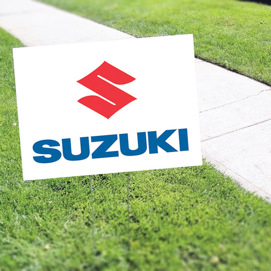 Suzuki Coroplast Yard Sign