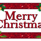 Merry Christmas Coroplast Yard Sign