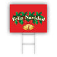 Feliz Navidad Merry Christmas Coroplast Yard Sign