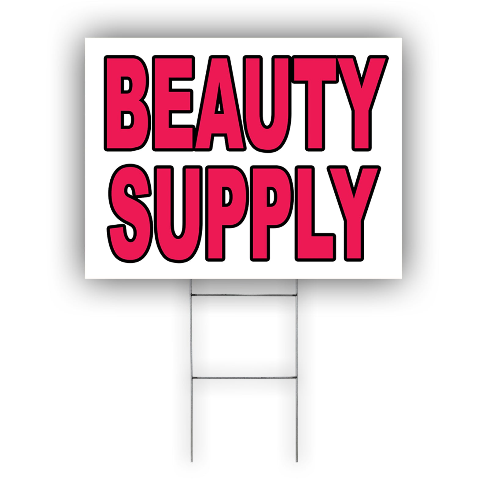 Beauty Supply Coroplast Yard Sign